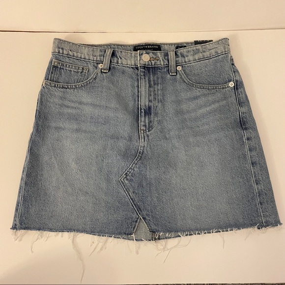NWT Lucky Brand Denim Skirt - Picture 2 of 10